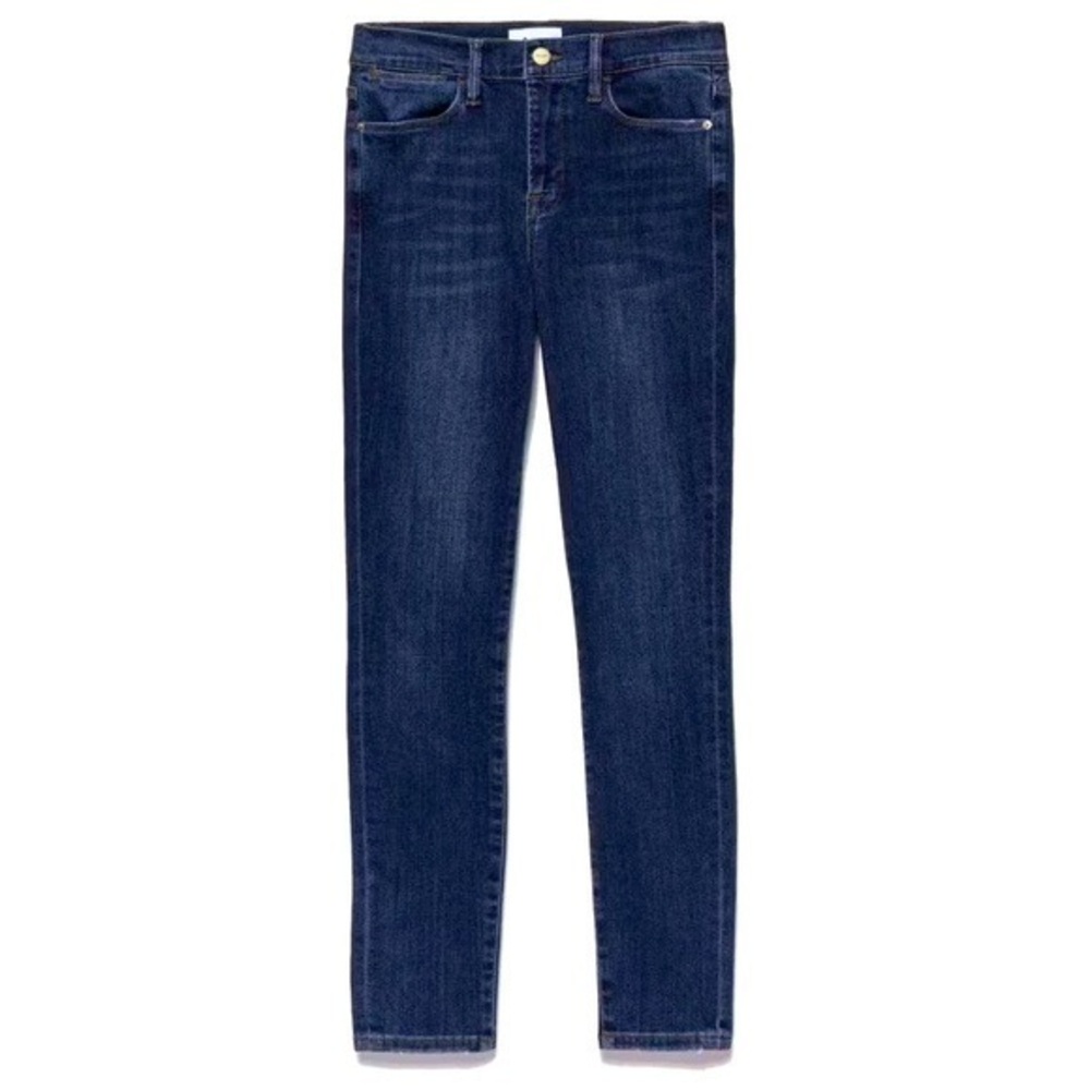 FRAME Denim Le High Skinny Jeans - Size 31, Dark Blue